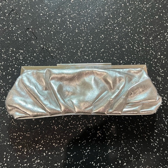 Lulu Townsend Silver Clutch‎ Bag - Picture 1 of 4